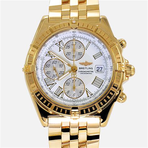 breitling 18k gold|Breitling watches for men goldsmiths.